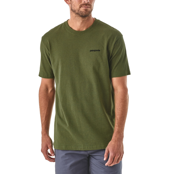 Fitz Roy Smallmouth Responsibili-Tee Greenie Green Front Fitz Roy Smallmouth Responsibili-Tee Greenie Green Front